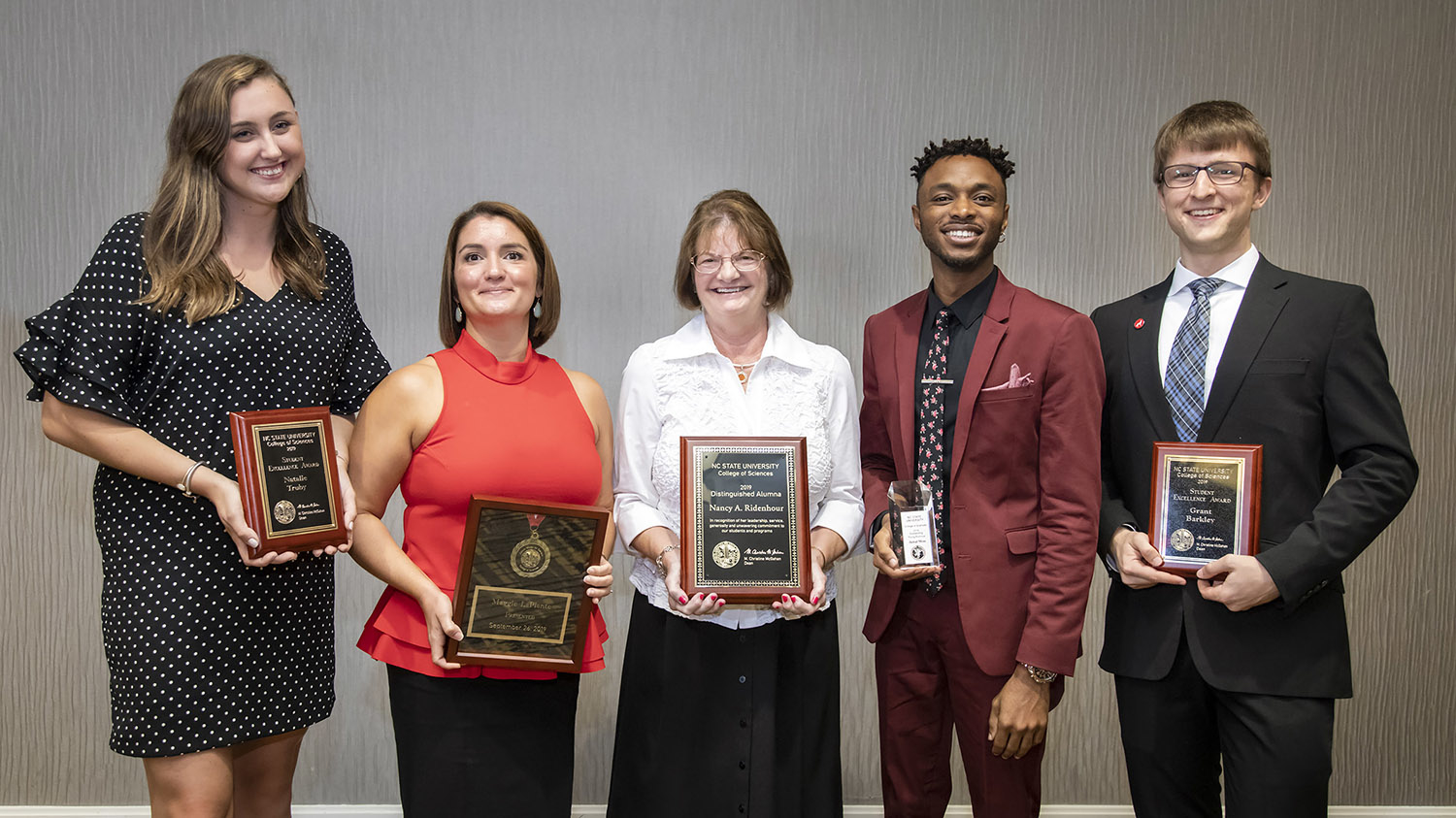 College of Sciences award winners for 2019